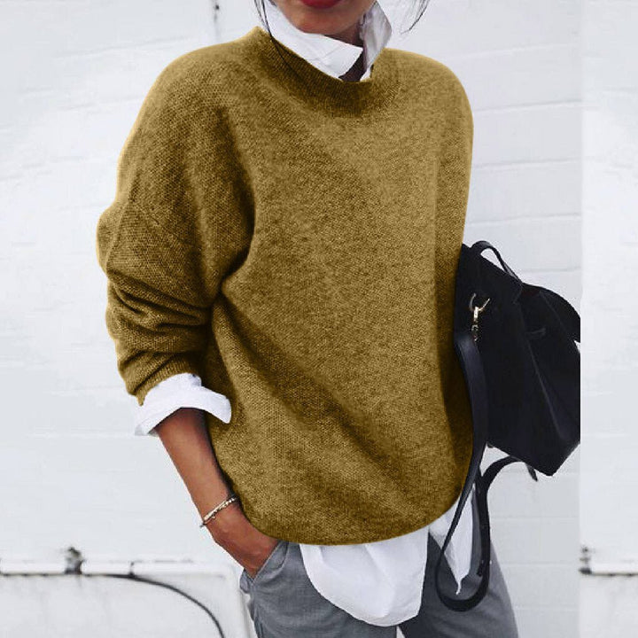 Pull Femme Classique à Manches Longues Pour Tous les Jours - PanierRoyale