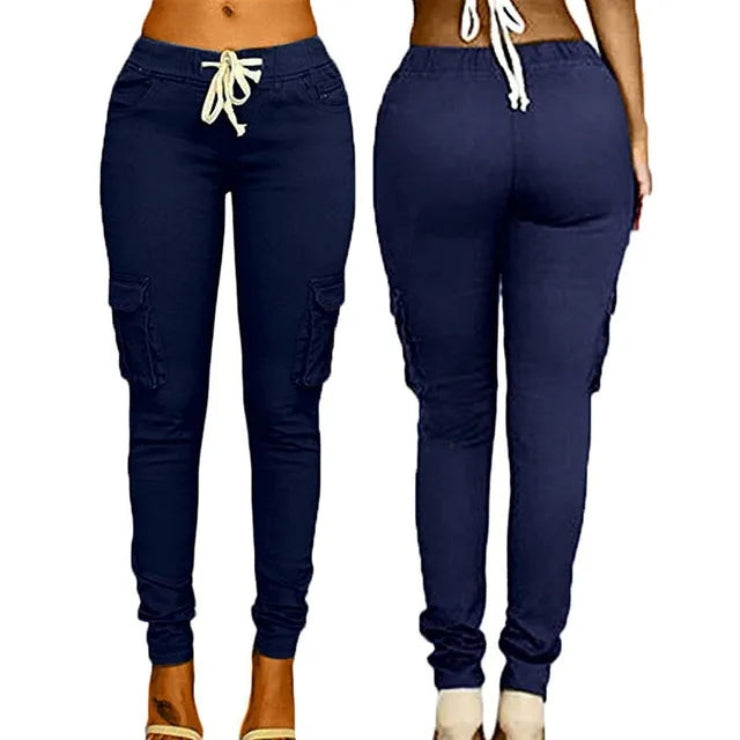 Jean Élégant Haut de Gamme pour Femme avec Poches