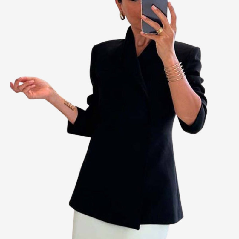 Veste Femme Chic avec Manches Longues