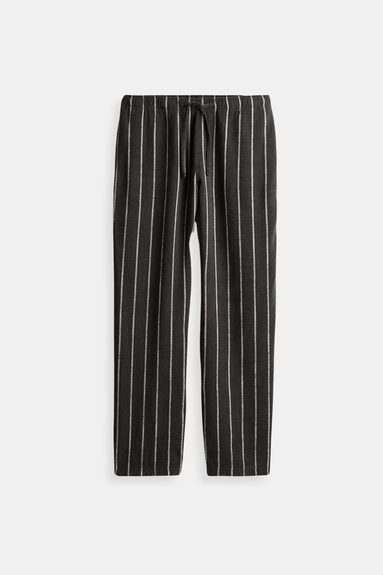 Pantalon Homme Élastique à Rayures Décontracté