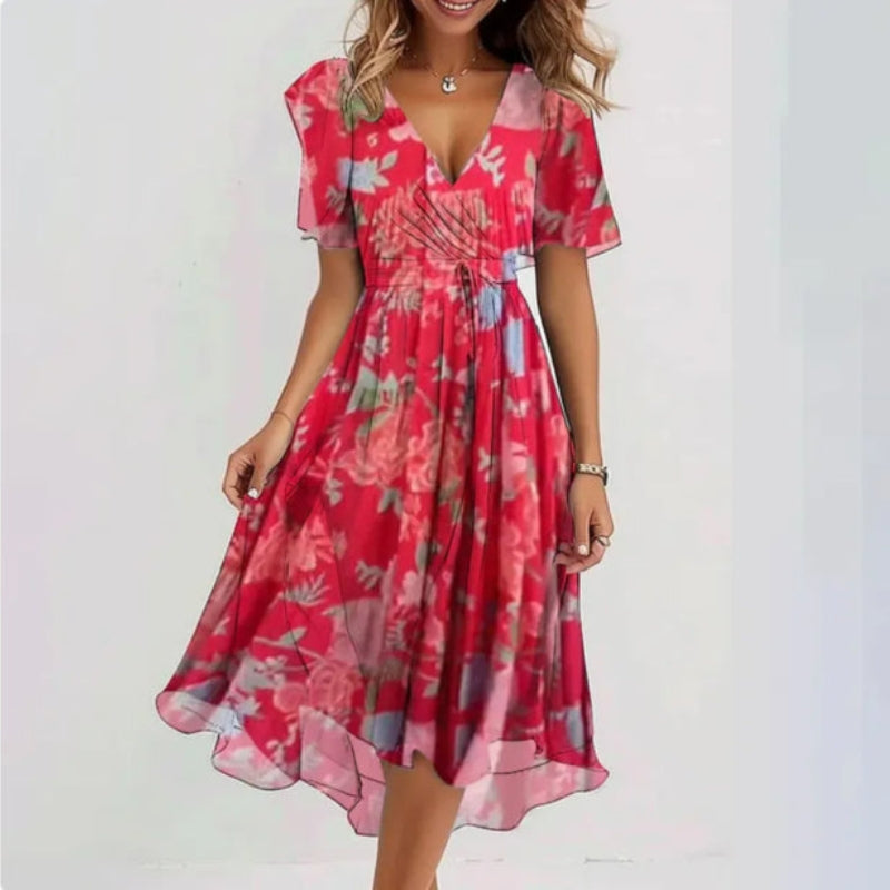 Robe Décontractée Manches Courtes Été