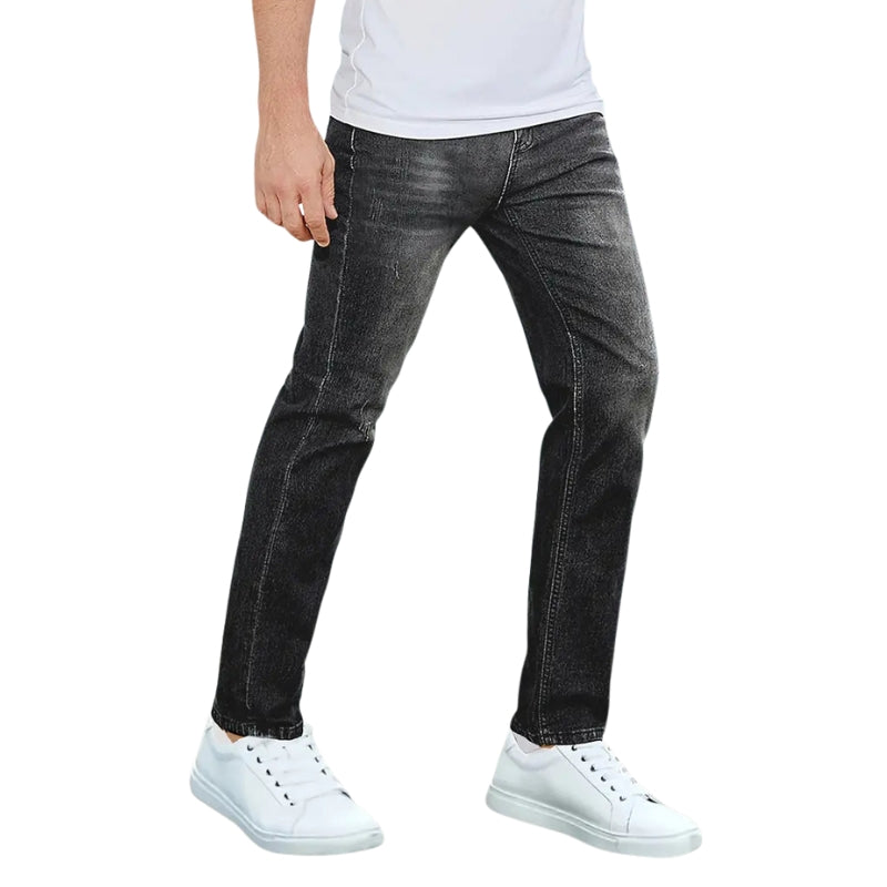 Pantalon Slim Fit Élégant avec Poches Zippées