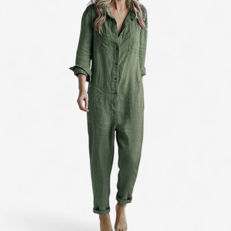 Combinaison Femme Confortable avec Poches Pratiques - PanierRoyale