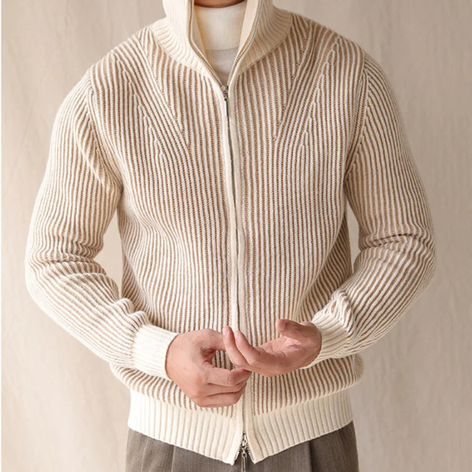 Cardigan Homme Chic et Chaud pour Hiver - PanierRoyale