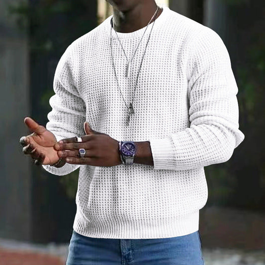 Pull Homme Classique Manches Longues Coton - PanierRoyale