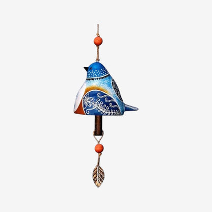 Carillon à Vent Décoratif en Métal avec Feuilles