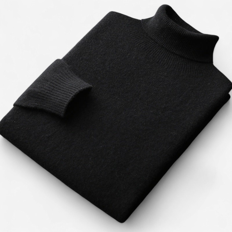 Pull Col Roulé Slim Fit Élégant pour Homme