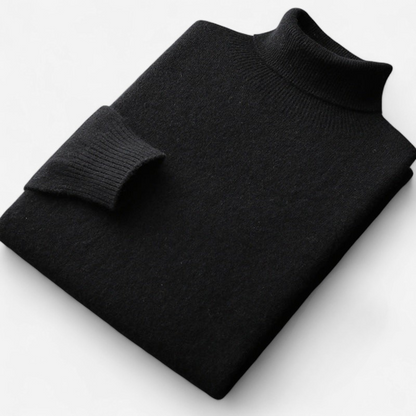 Pull Col Roulé Slim Fit Élégant pour Homme