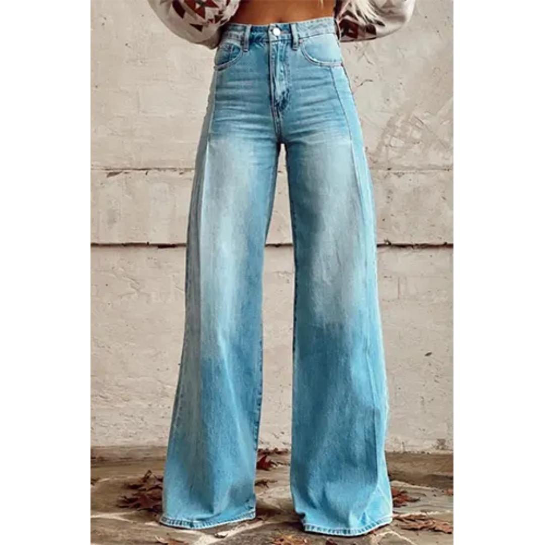 Jean Femme High-Waist Confort et Élégant - PanierRoyale