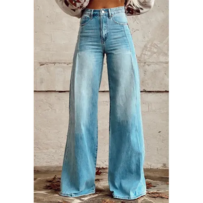 Jean Femme High-Waist Confort et Élégant - PanierRoyale