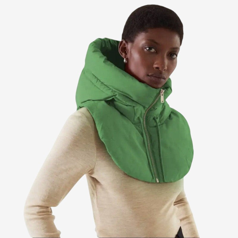 Cagoule femme à capuche zippée chaude et légère