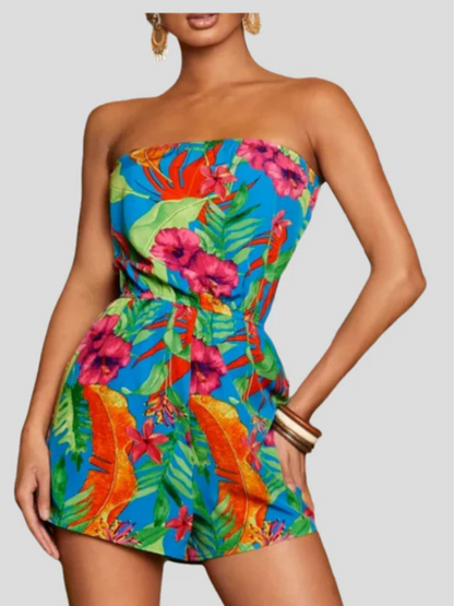 Robe Été Florale Femme Confortable Élastique