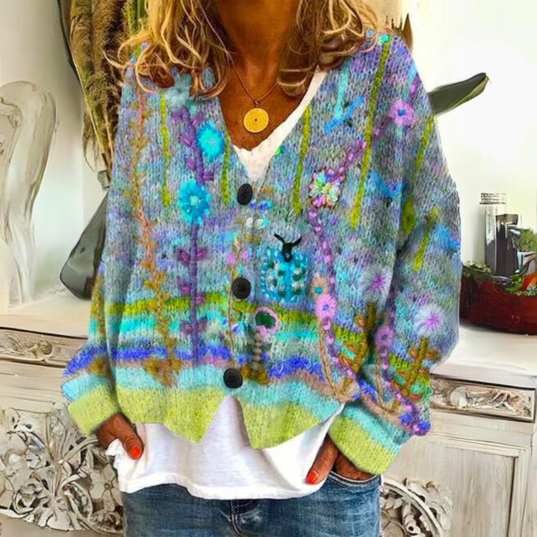 Gilet Femme Élégant en Mohair Doux et Chaud