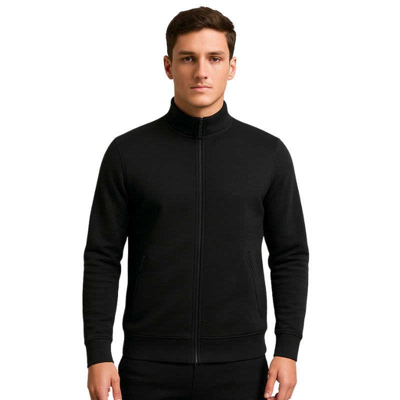 Veste Hiver Chic avec Manches Longues et Poches Foulées