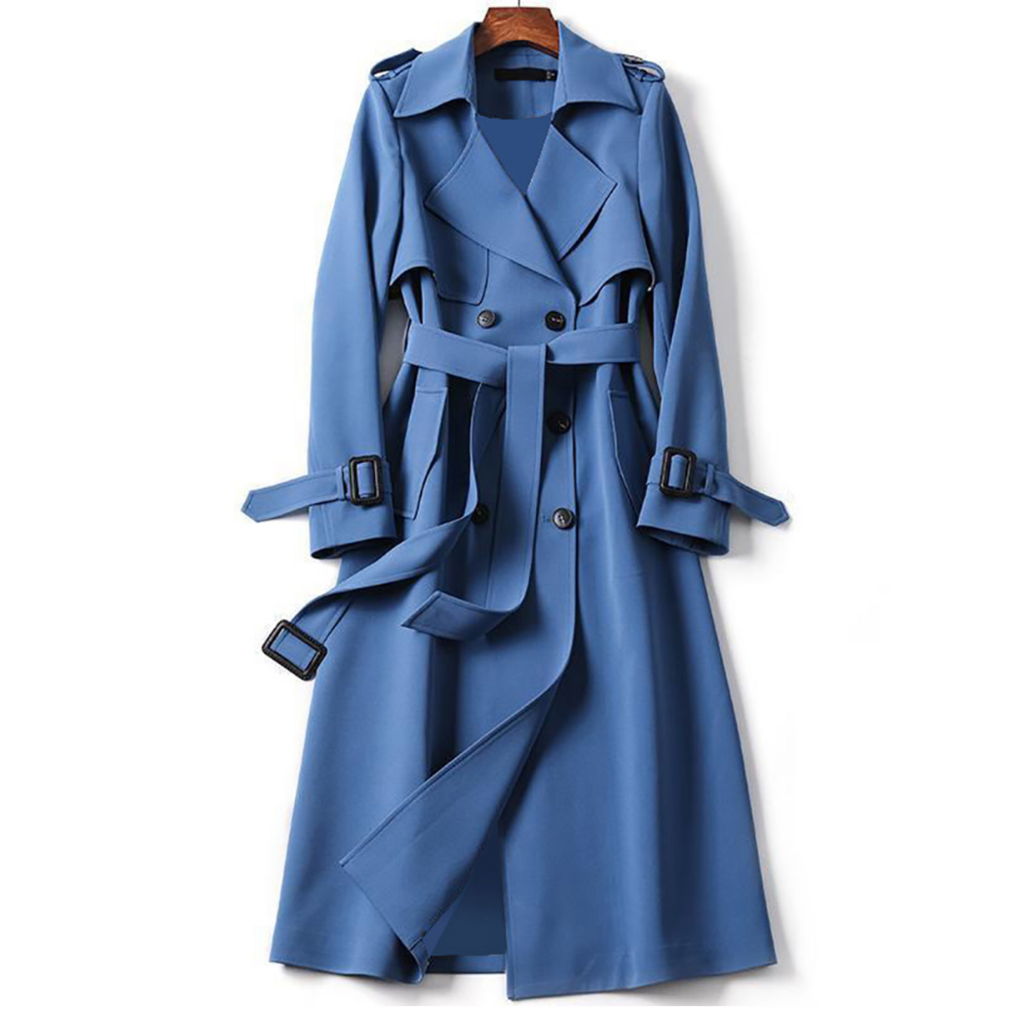 Manteau Trench Classique Taille Cintrée pour Femme