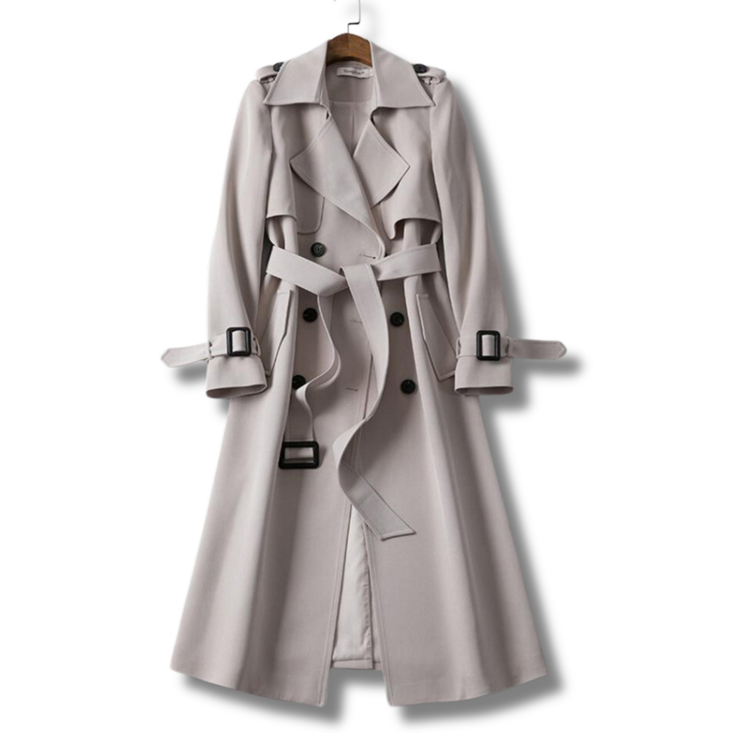Manteau Trench Classique Taille Cintrée pour Femme