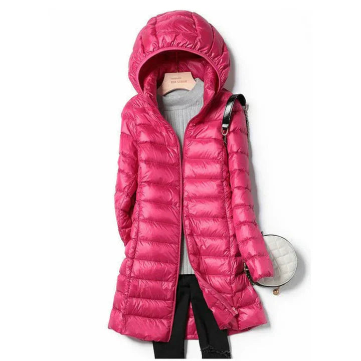 Manteau Hiver Femme Long à Capuchon Élégant