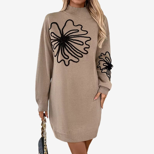 Robe Femme Manches Longues Confortable et Élégante - PanierRoyale