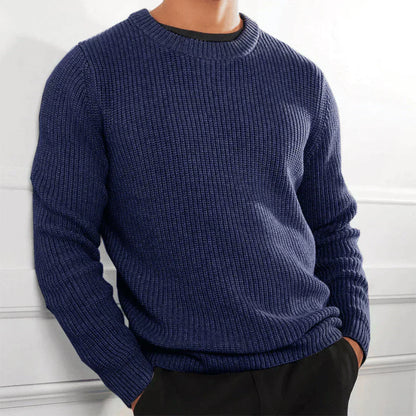 Pull Homme Col Rond Chaud et Élégant Hiver - PanierRoyale