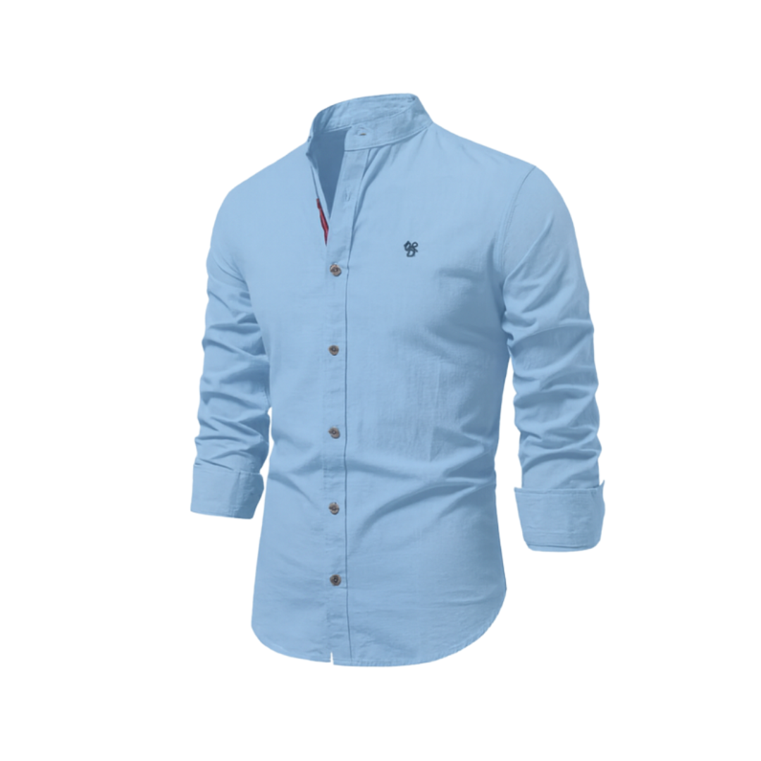 Chemise Homme Coton Décontracté à Boutons