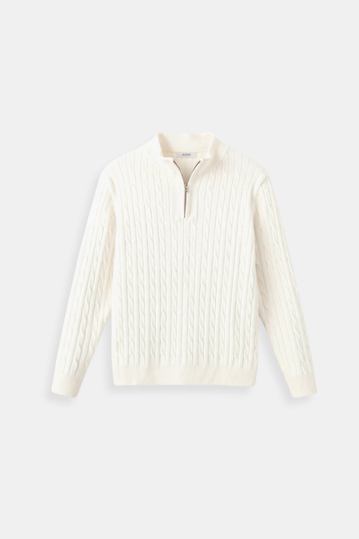 Pull à côtes zippé élégant pour homme