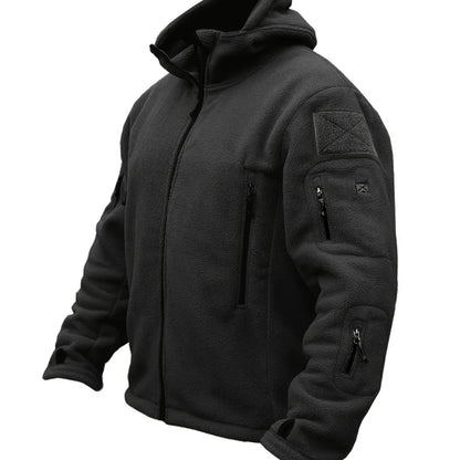 Veste Homme Hivernale Réversible avec Capuche et Éclair - PanierRoyale