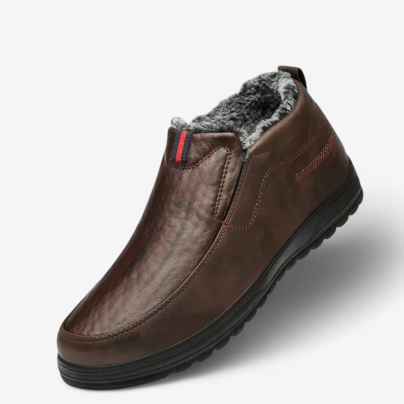 Bottines Hiver Chaudes et Confortables Doublées Polaire