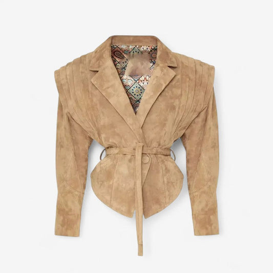 Veste Chic Taille Cintrée en Denim