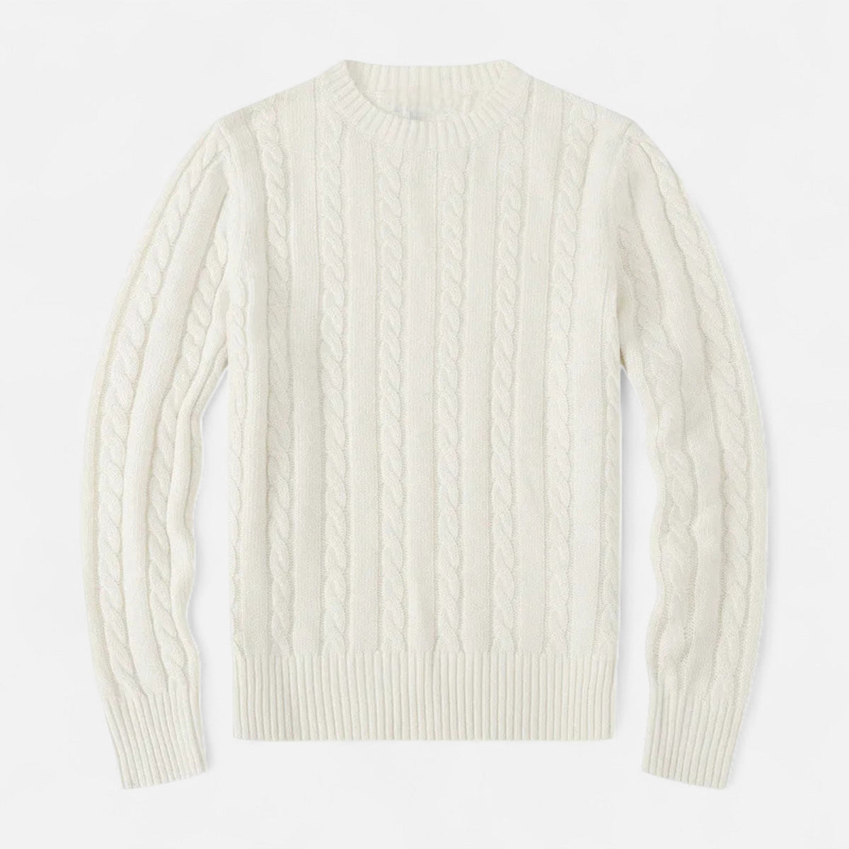 Pull Laine Mélange Brun Chaud