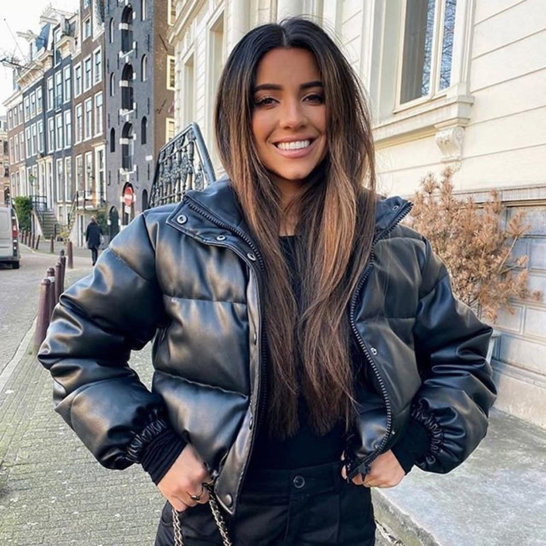 Veste Hiver Femme Noir Chic et Élégante - PanierRoyale