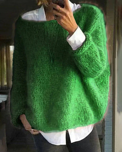 Pull Femme Tricoté Chaud pour Hiver