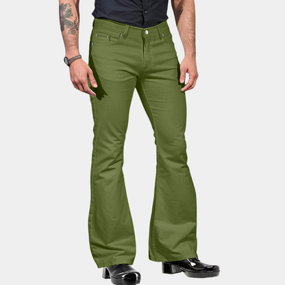 Pantalon Homme Blanc Relaxed Fit Casual - PanierRoyale