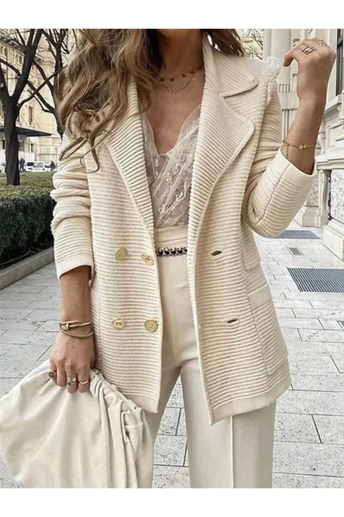 Blazer Femme Long Chic pour Hiver - PanierRoyale