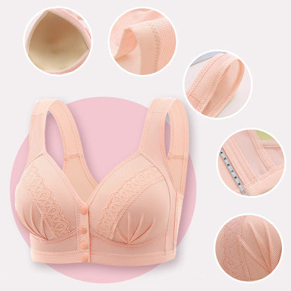 Soutien-gorge Femme Coton Confort Fermeture Avant Maintien Naturel