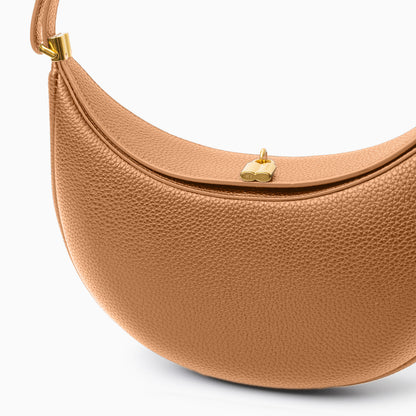Sac à Main Femme Petit Cuir Véritable avec Fermeture et Poignée Supérieure