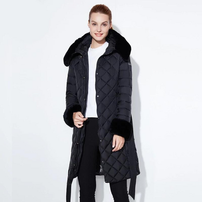Manteau Femme Long Élégant Hiver Doux - PanierRoyale