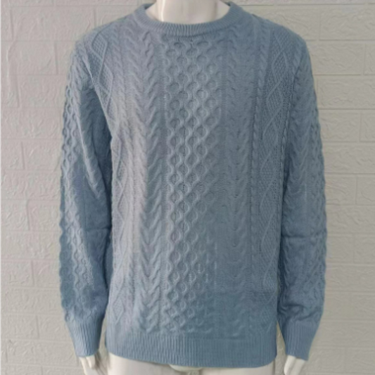 Pull Homme Hiver Col Ronde Doux et Chaud - PanierRoyale