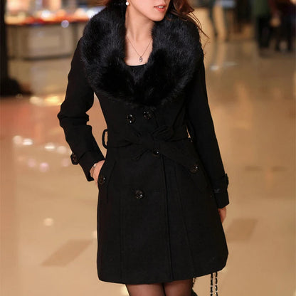 Manteau Fourrure Chic Hivernal
