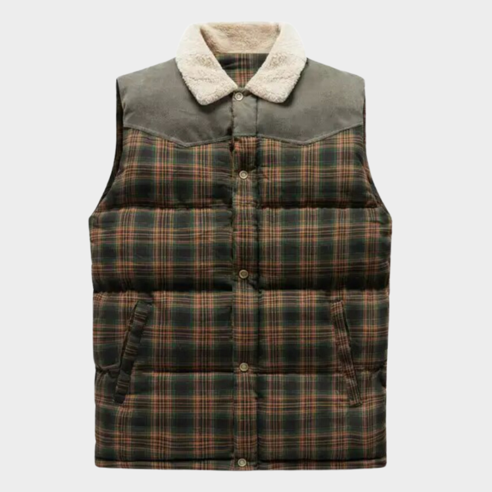 Gilet Homme Hiver Élégant et Chaud - PanierRoyale