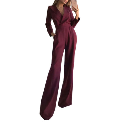 Robe Soirée Élégante Manches Longues Décolleté Profond