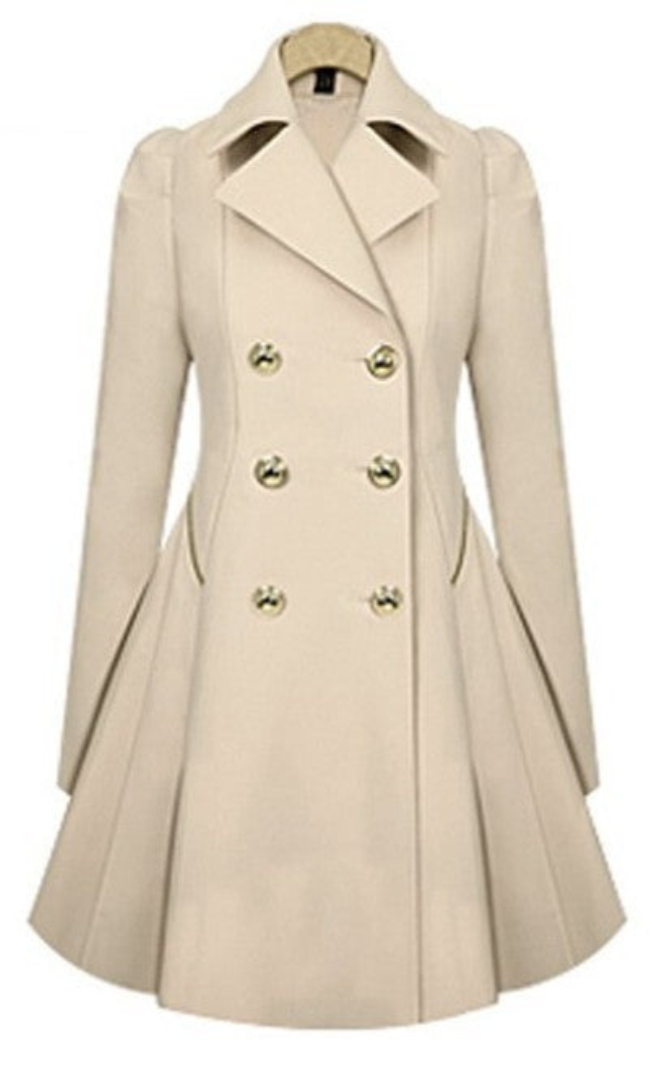 Manteau Femme Long Imperméable et Élégant - PanierRoyale