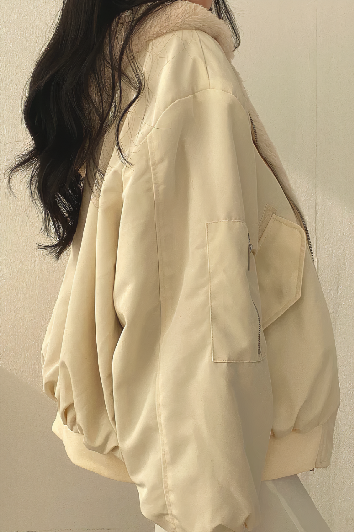 Manteau femme hiver chaud avec capuche et manches longues - PanierRoyale