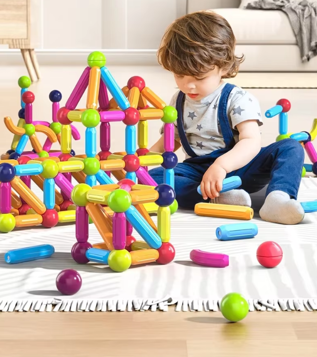 Jeu de Construction Magnétique pour Enfants Créatifs - PanierRoyale