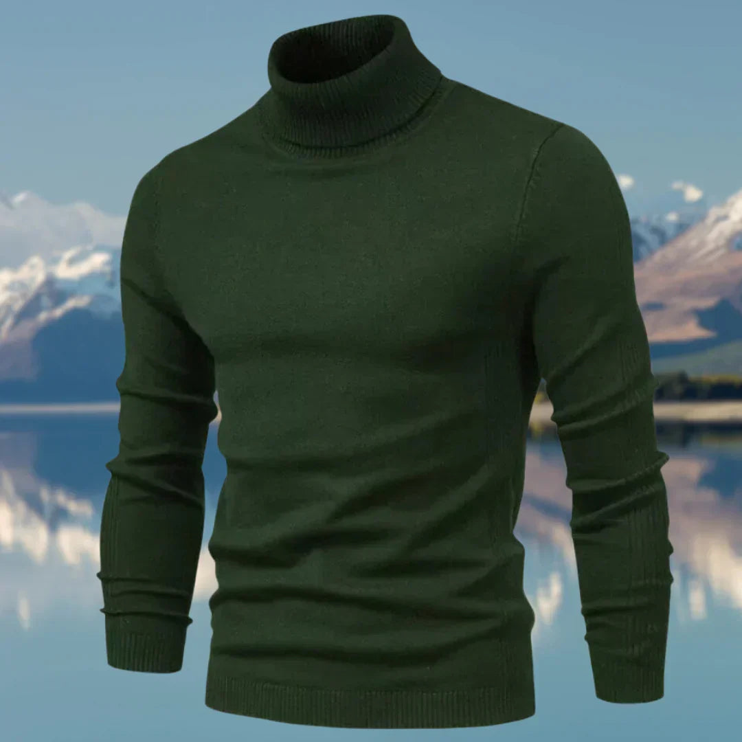 Pull Homme Col Roulé Chaud et Élégant pour Hiver