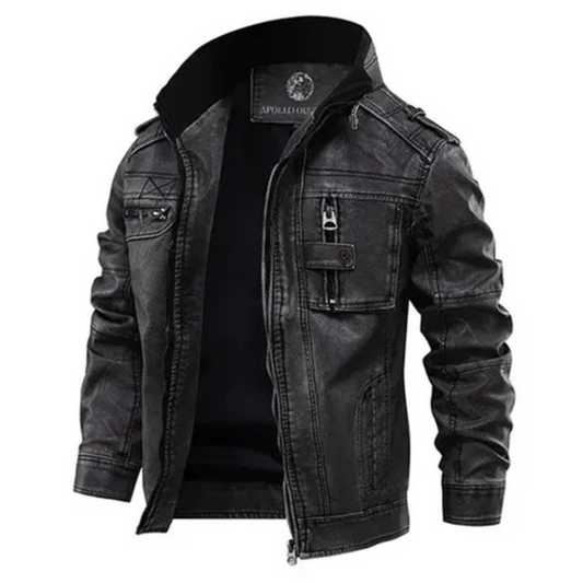 Veste Motard Hiver pour Homme avec Manches Longues - PanierRoyale