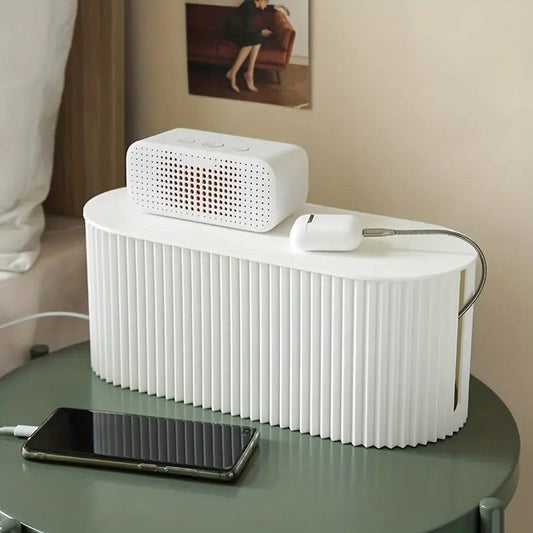 Boîte de rangement câbles élégante et discrète - PanierRoyale