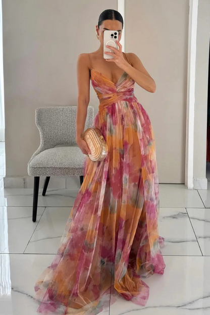 Robe Femme Longue Plissée Élégante - BerlinGlamour