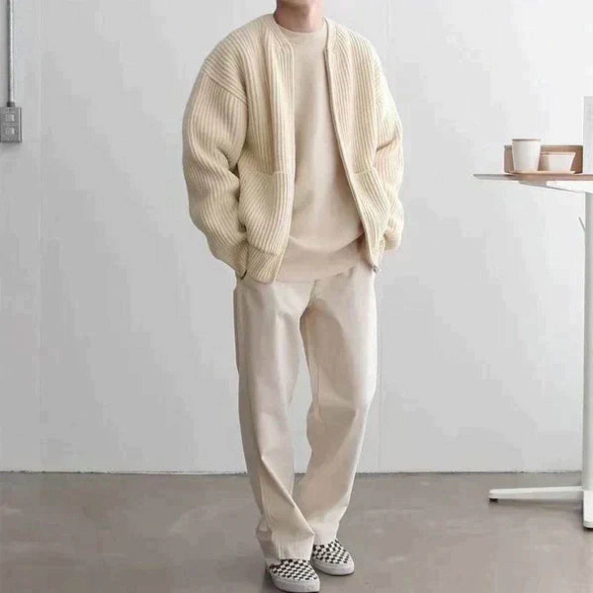 Pull Homme Classique et Confortable pour Hiver - PanierRoyale