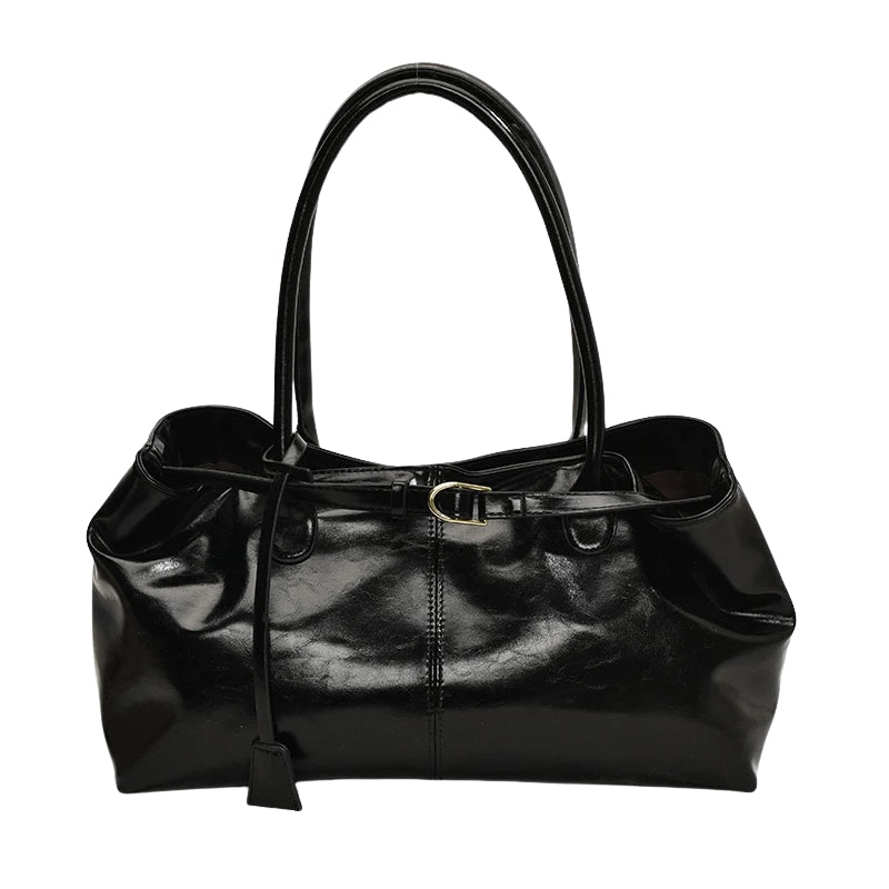 Sac à Main Élégant avec Bague en Métal - PanierRoyale