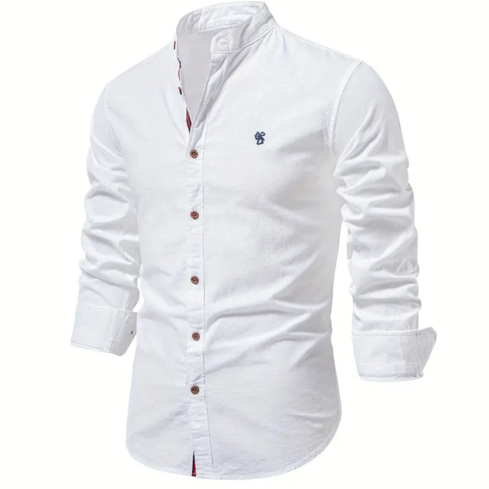 Chemise Homme à Manches Longues en Coton Doux - PanierRoyale